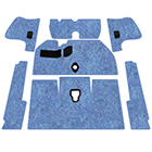 1955 VW Bug Convertible Carpet Kits